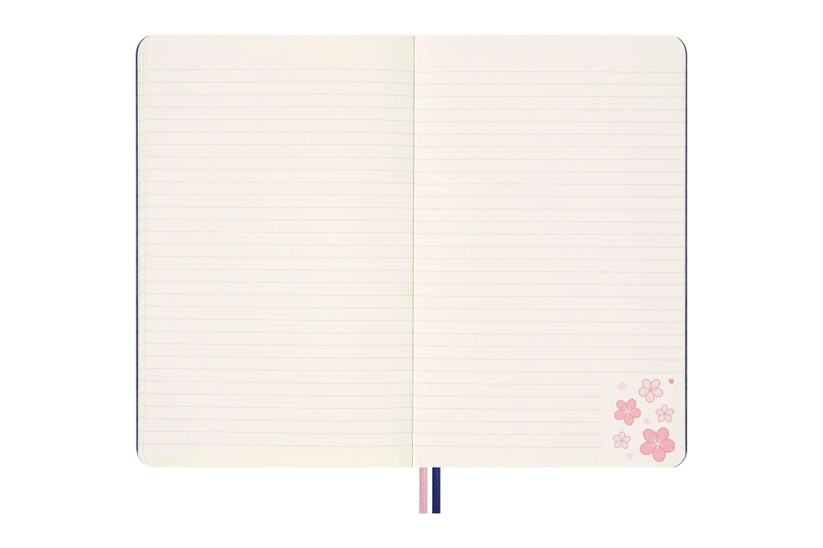 Een Verschijnt 3e week maart - Moleskine Limited Edition Sakura Ruled Hardcover Large Notebook koop je bij Moleskine.nl